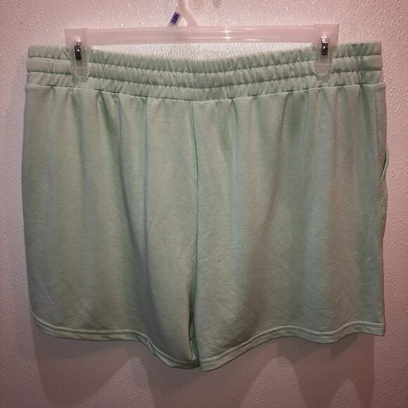 Life Is Good Womens XL Mint Green Sleep Polyester Rayon Shorts Shortie Pajamas - Picture 5 of 8